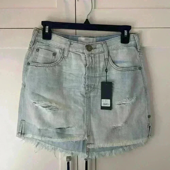 ONE TEASPOON High Waist 2020 Mini Skirt size 28 style: 21647 Brando NWT - Picture 4 of 11